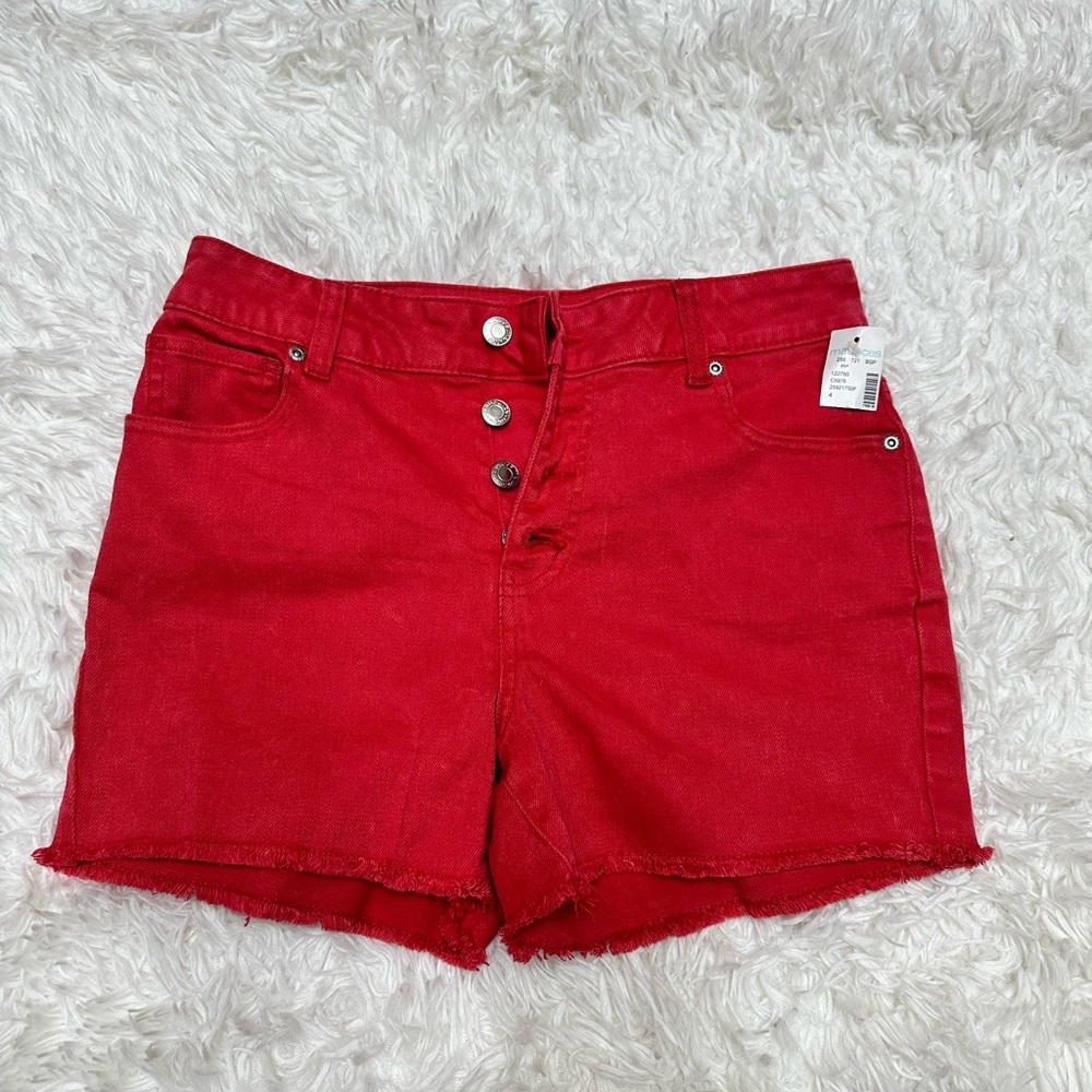 Maurices Red Jean Shorts for Women